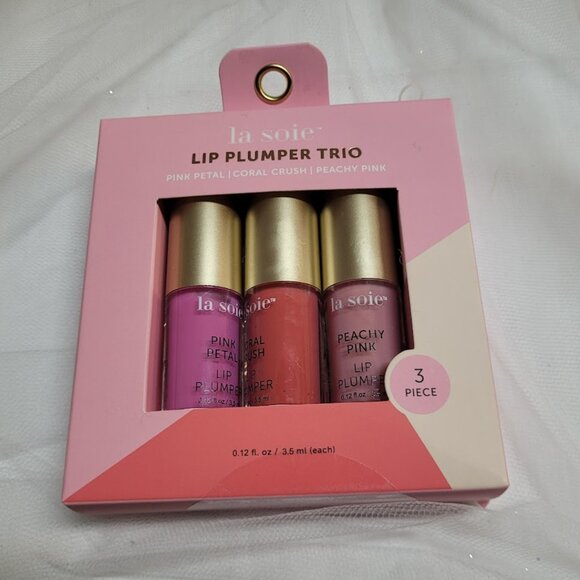 La Soie Lip Plumper Trio New Set of Three 12 oz 3.5 ml ea - Picture 5 of 6